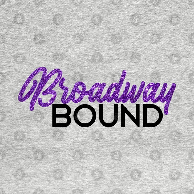 Broadway bound purple glitter by taylor-lang